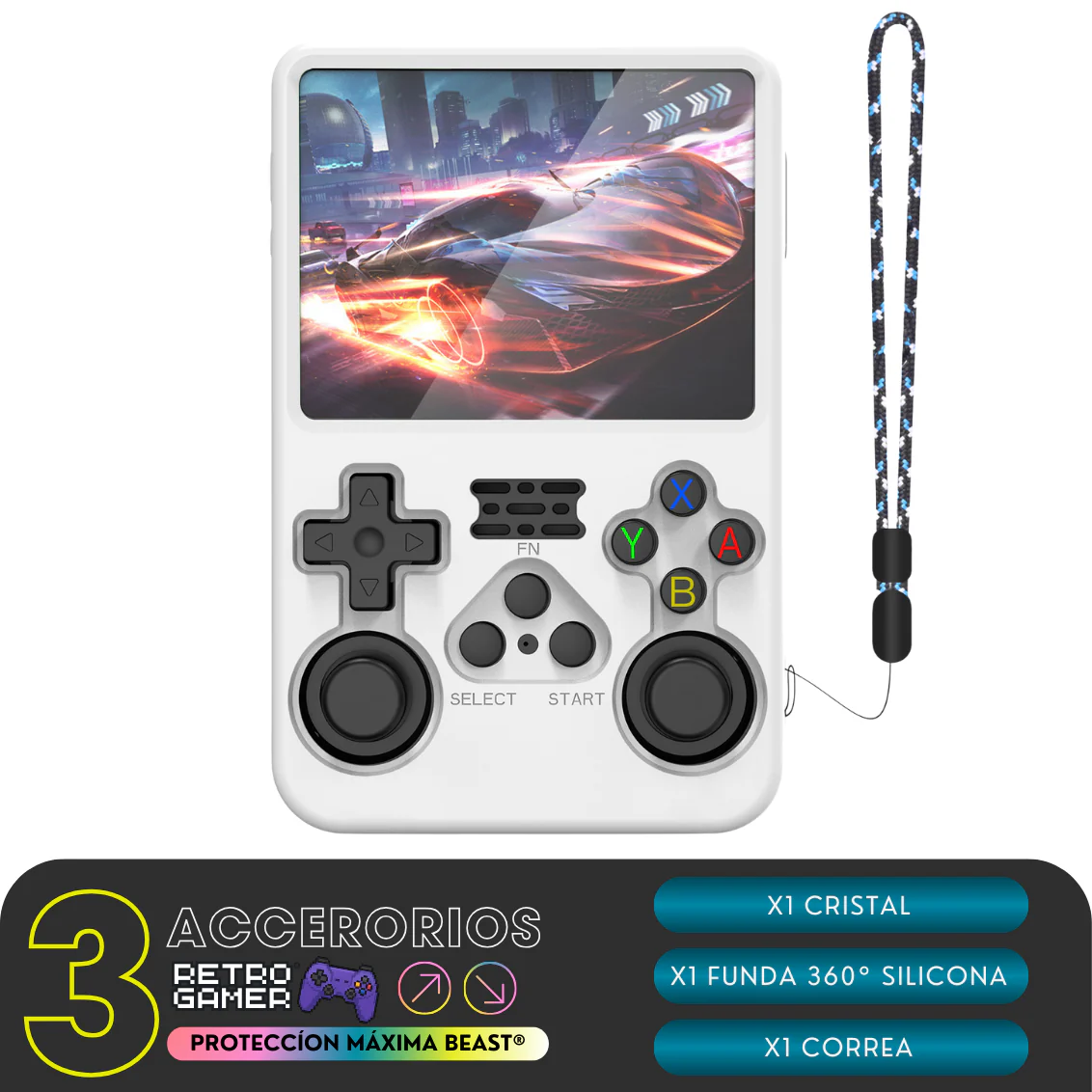 Protección para Beast (Funda + Correa + Cristal)