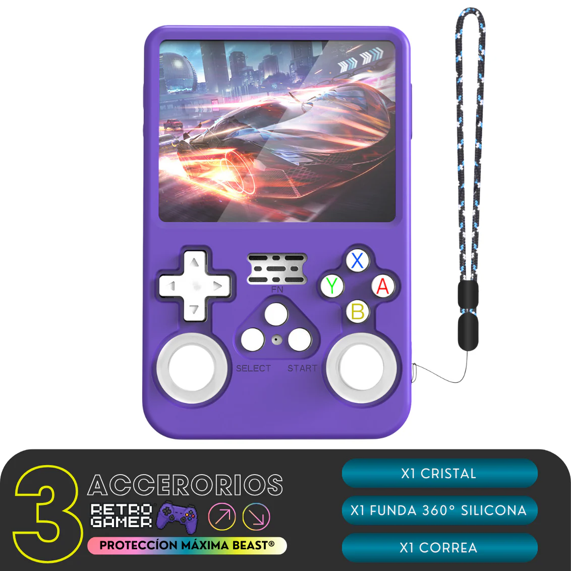 Protección para Beast (Funda + Correa + Cristal)